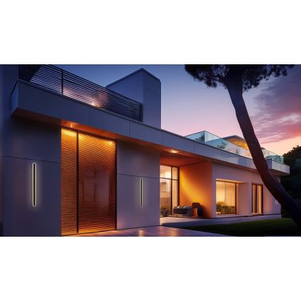 LED Spoljna zidna lampa STICK LED/36W/230V IP65 3000K 120 cm