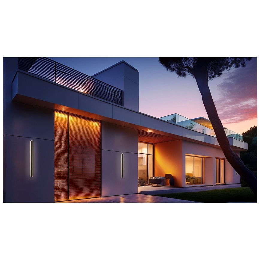 LED Spoljna zidna lampa STICK LED/36W/230V IP65 3000K 120 cm