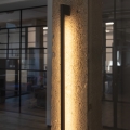 LED Spoljna zidna lampa YALTE LED/8W/230V 4000K IP54 crno