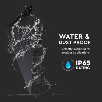 LED spoljna zidna svetiljka LED/5W/230V 3000K IP65 crna