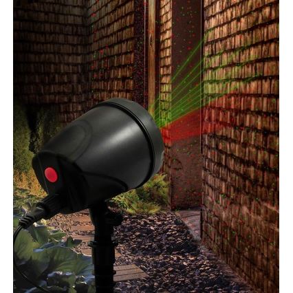 LED spoljni laserski projektor LED/5W/230V IP44