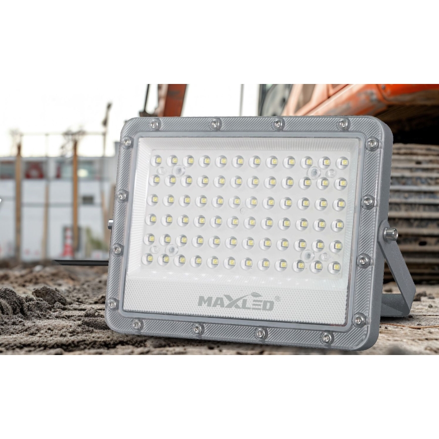 LED Spoljni reflektor LED/100W/230V 5000K IP65 sivo