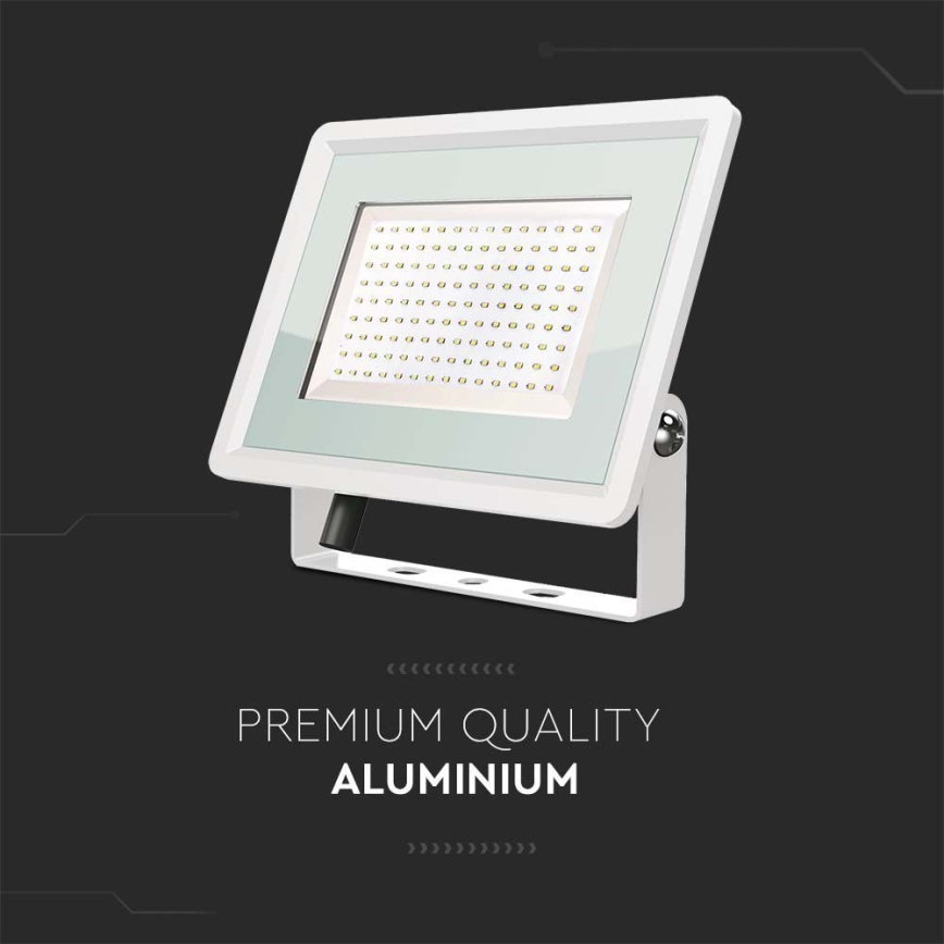 LED Spoljni reflektor LED/200W/230V 4000K IP65 bela