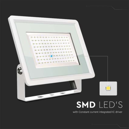 LED Spoljni reflektor LED/200W/230V 4000K IP65 bela
