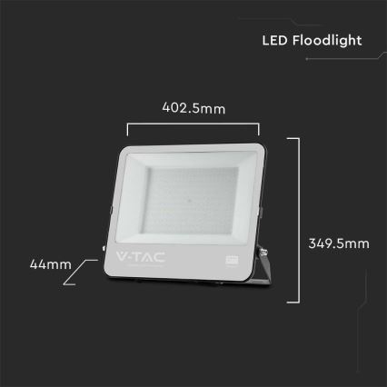 LED Spoljni reflektor SAMSUNG CHIP LED/200W/230V 6500K IP65 crno