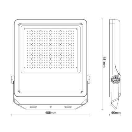 LED Spoljni reflektor PROFI PLUS LED/300W/230V 5000K IP66