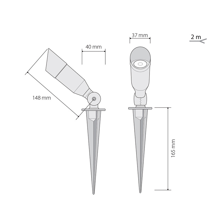 LED Spoljno osvetljenje  OKO 1xLED/1W/350mA IP54