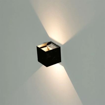 LED spoljno zidno svetlo LED/11W/230V 4000K IP65 crna