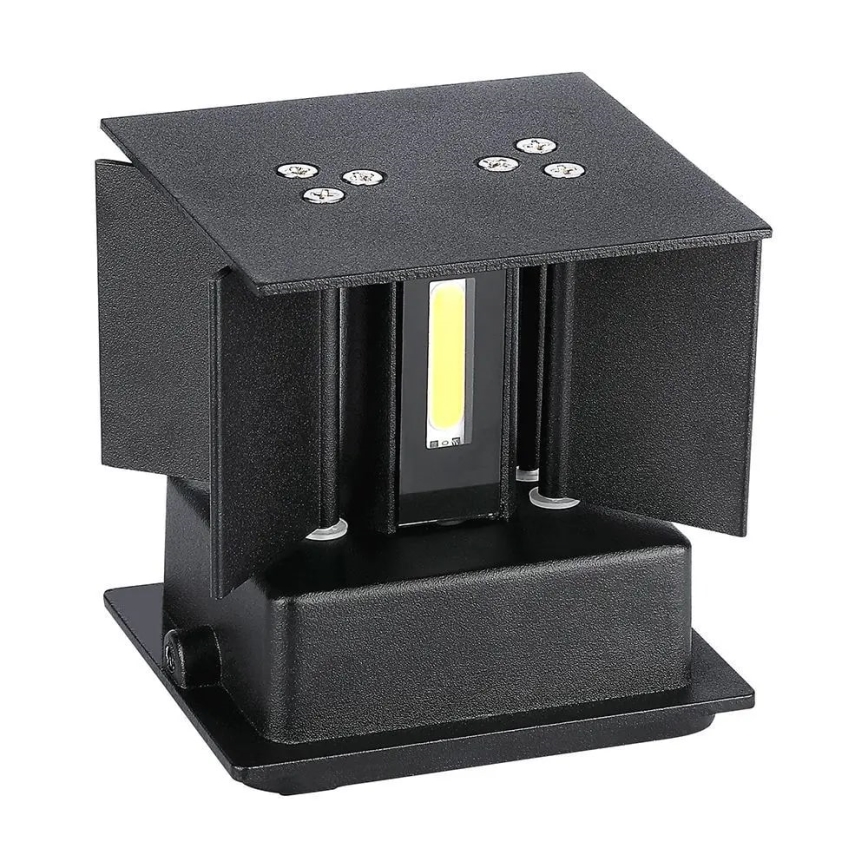 LED spoljno zidno svetlo LED/11W/230V 4000K IP65 crna