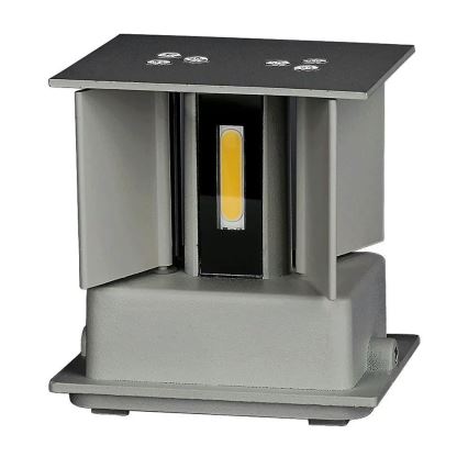 LED Spoljno zidno svetlo LED/5W/230V 4000K IP65 sivo