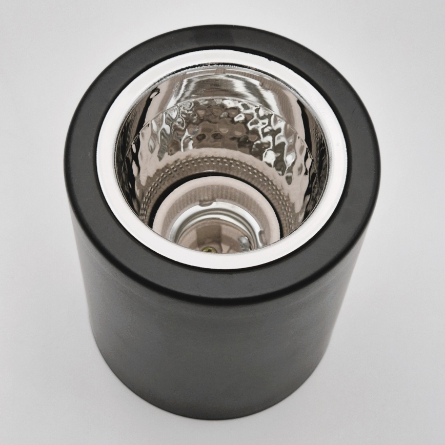 LED spot svetiljka TACO 1xE27/15W/230V crna