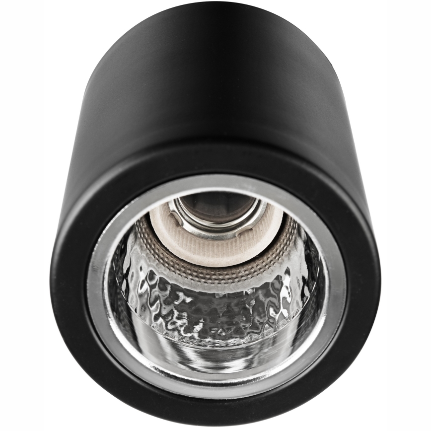LED spot svetiljka TACO 1xE27/15W/230V crna