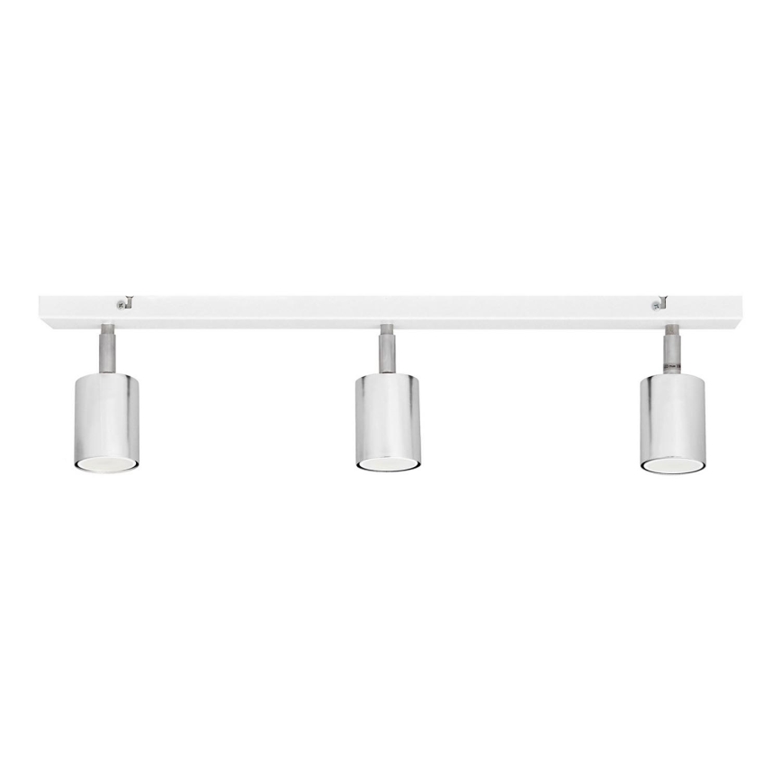 LED spot svetiljka TUNE 3xGU10/4,8W/230V mat hrom/bela