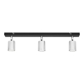 LED spot svetiljka TUNE 3xGU10/4,8W/230V mat hrom/crna