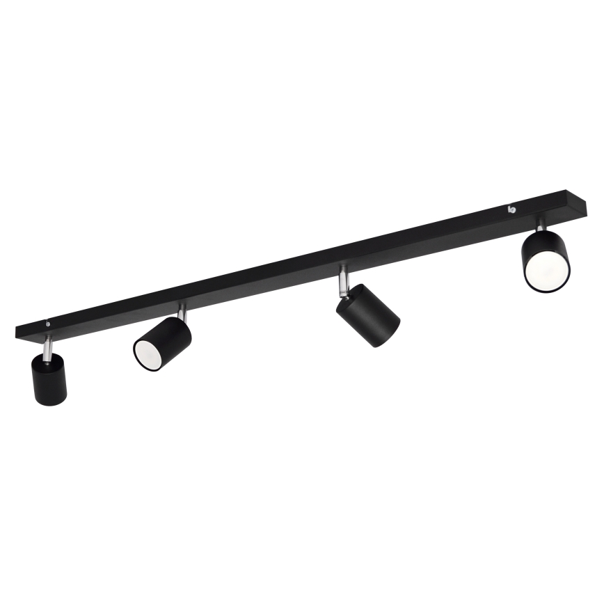 LED spot svetiljka TUNE 4xGU10/4,8W/230V crna