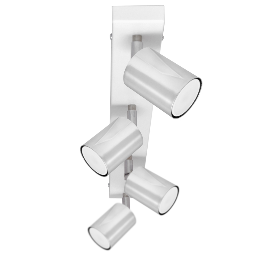 LED spot svetiljka TUNE 4xGU10/4,8W/230V mat hrom/bela