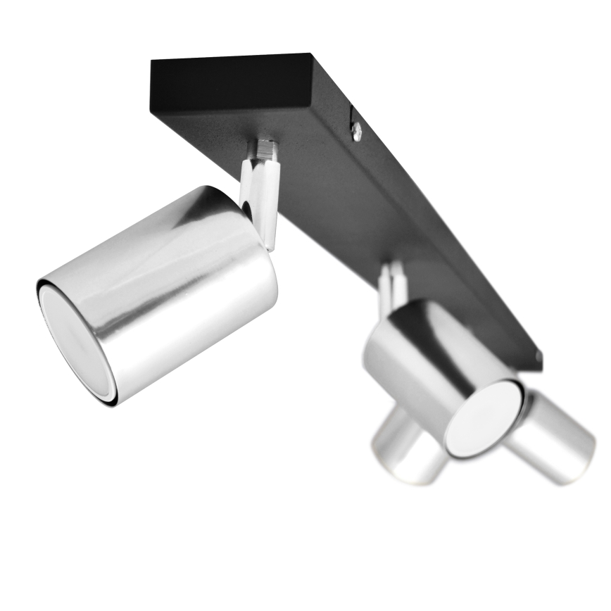 LED spot svetiljka TUNE 4xGU10/4,8W/230V mat hrom/crna