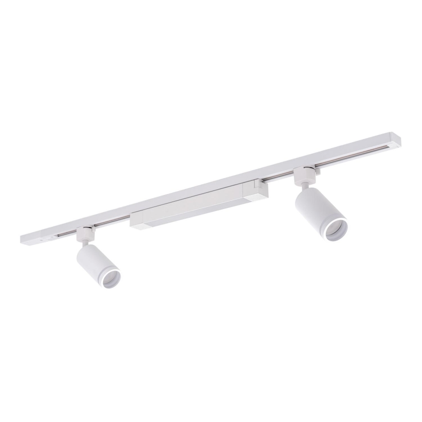 LED spot svetiljka u TRACER šinskom sistemu, 2xGU10/10W/230V + LED/20W, 1 m, bela