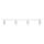 LED spot svetlo TUBSSON 4xGU10/4,8W/230V bela/sjajni hrom