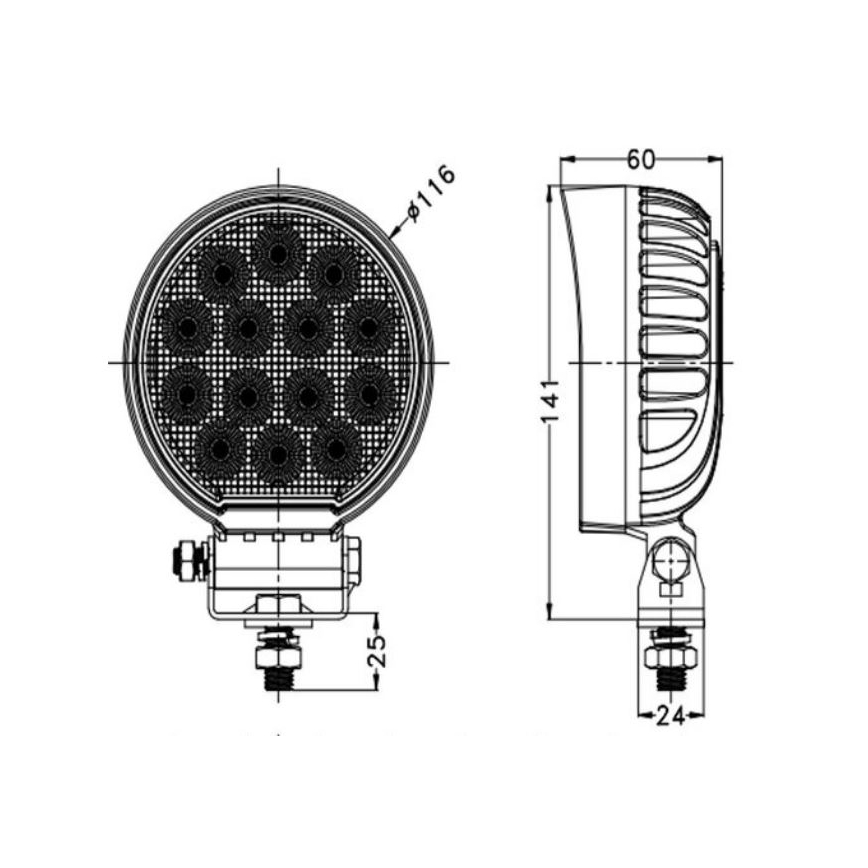 LED spot svetlo za automobil OSRAM LED/56W/10-30V IP68 5700K