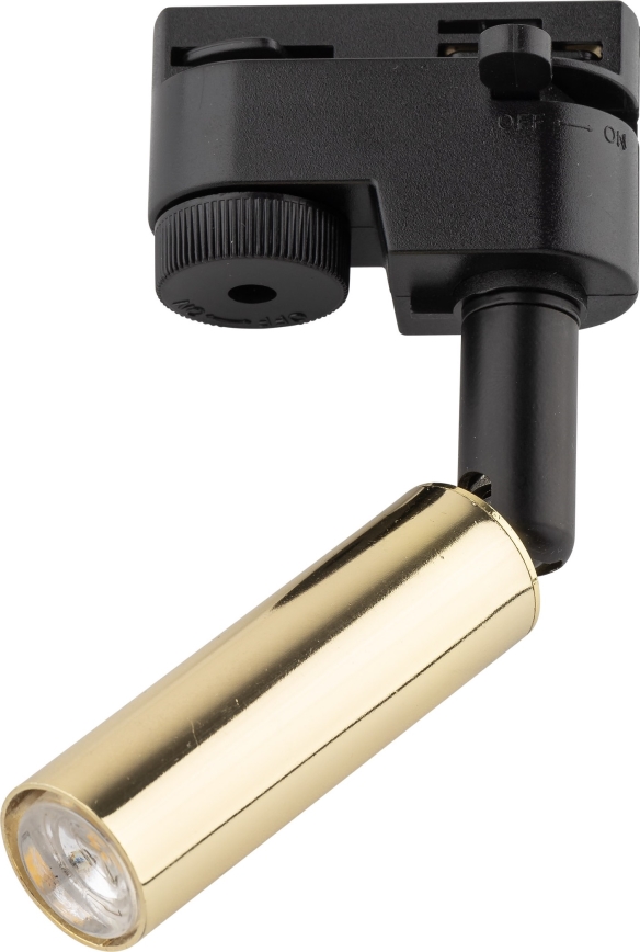 LED spot za jednofazni šinski sistem LAGOS 1xG9/3W/230V zlatna/crna