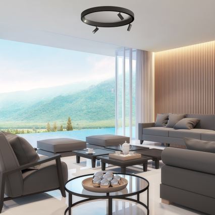 LED spot za šinski sistem MAGNETIC TRACK LED/7W/48V 3000K crna