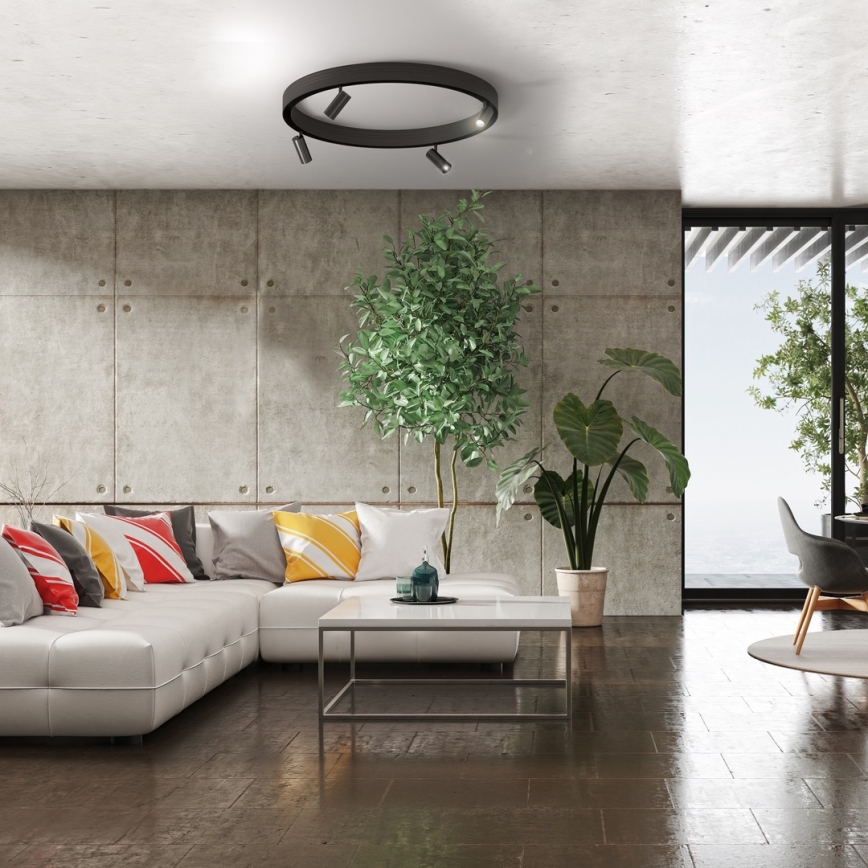 LED spot za šinski sistem MAGNETIC TRACK LED/7W/48V 4000K crna