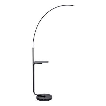 LED stojeća lampa sa stolićem LED/20W/230V 3000-6500K crna