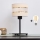 LED Stona lampa HELEN 1xE27/15W/230V kremasta/crno/zlatna