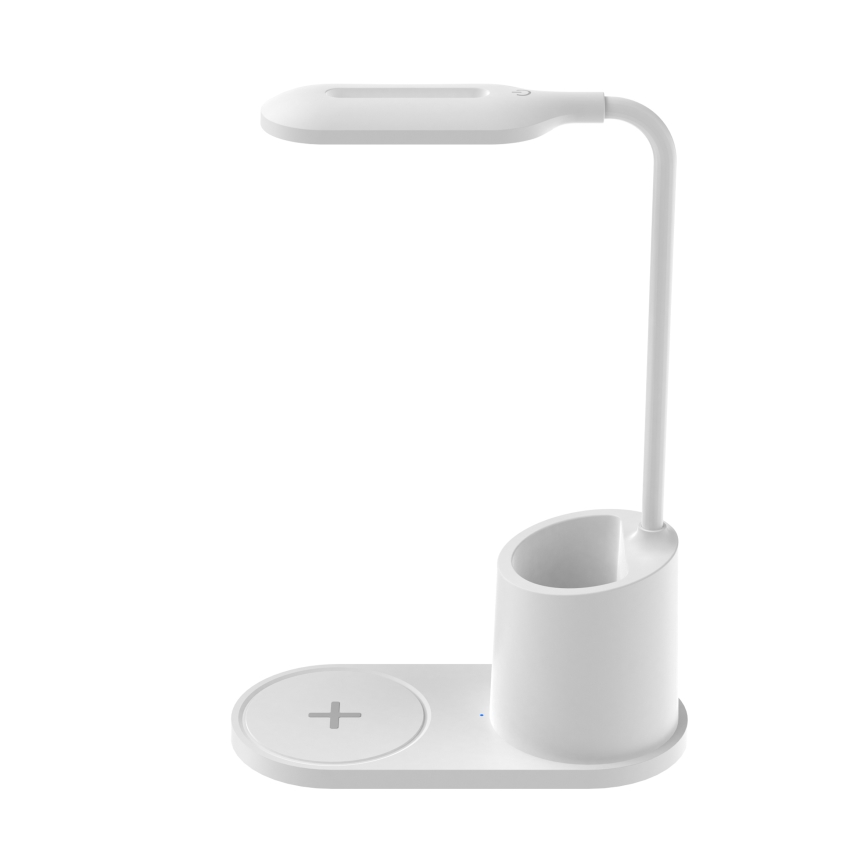 LED stona lampa LED/3W/5V sa bežičnim punjenjem, bela