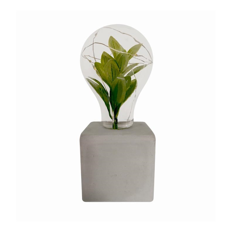 LED Stona lampa LIV LED/2xAAA sivo