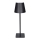 LED stona lampa LUCCA, prigušiva, punjiva, dodirna, LED/3,7V, 3000/4000/6500K, 2000 mAh, crna