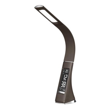 LED stona lampa prigušiva sa displejem LED/6W/230V braon