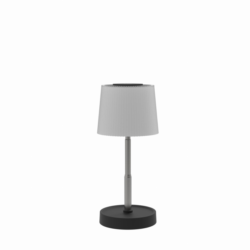 LED prigušiva dodirna spoljašnja punjiva stona lampa LED/2W/5V IP44 1200 mAh siva