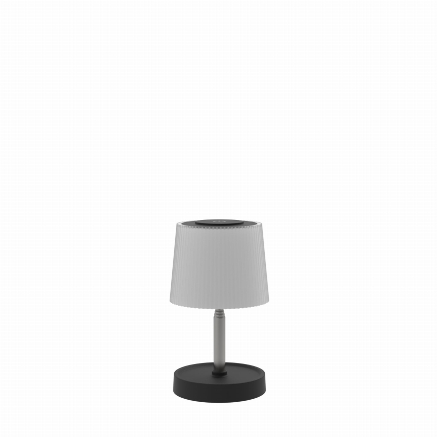 LED prigušiva dodirna spoljašnja punjiva stona lampa LED/2W/5V IP44 1200 mAh siva