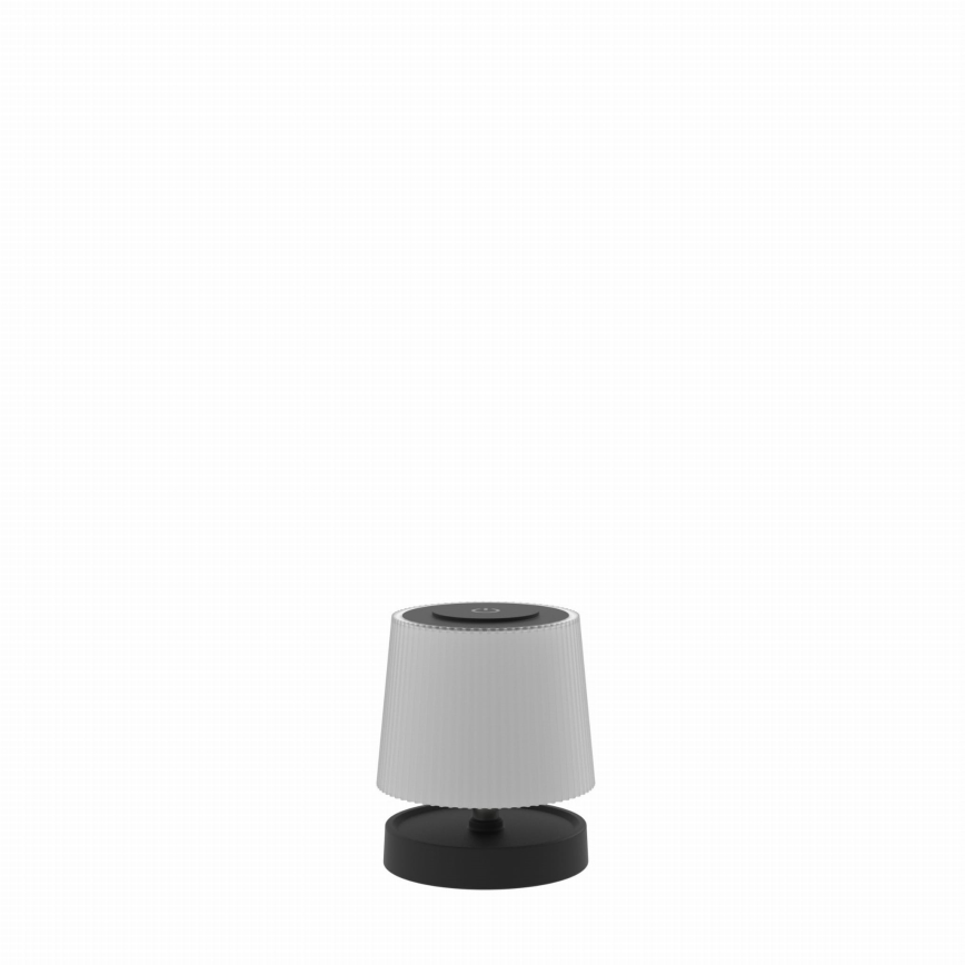 LED prigušiva dodirna spoljašnja punjiva stona lampa LED/2W/5V IP44 1200 mAh siva