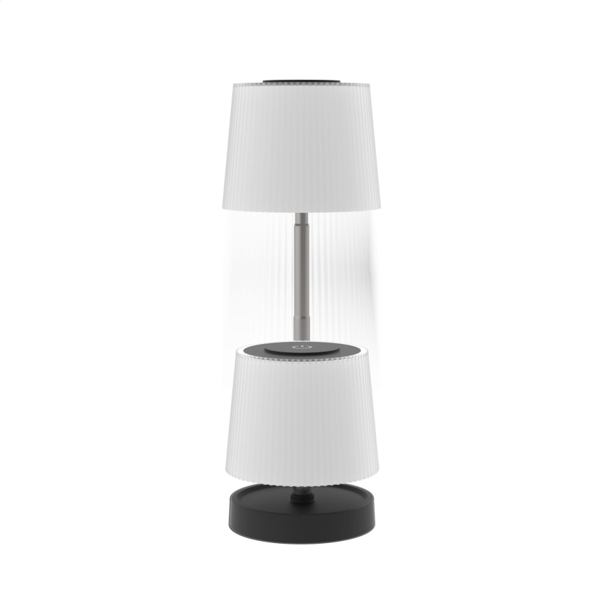 LED prigušiva dodirna spoljašnja punjiva stona lampa LED/2W/5V IP44 1200 mAh siva