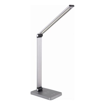 LED Stona lampa sa bežičnim punjačem LED/10W/230V 3000/4000/4500/5000/6000K mat krom