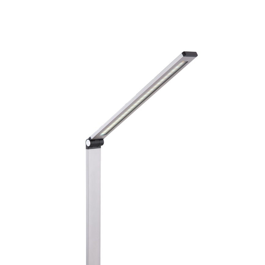 LED Stona lampa sa bežičnim punjačem LED/10W/230V 3000/4000/4500/5000/6000K mat krom