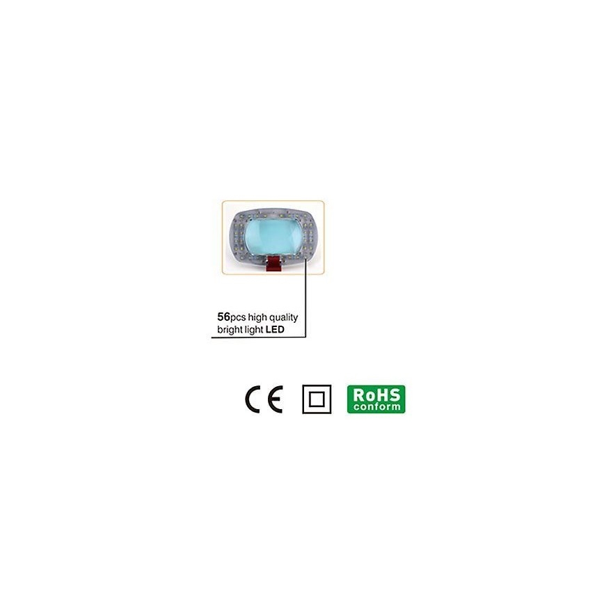 LED Stona lampa sa lupom LED/7W/230V 6500K bela