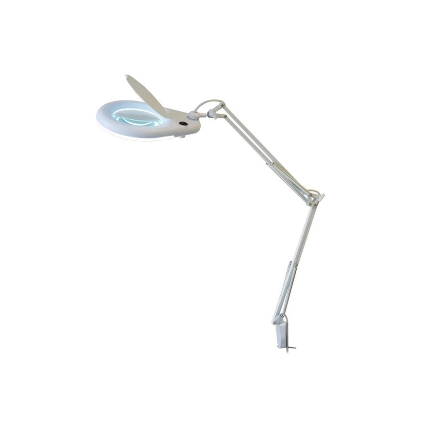 LED Stona lampa sa lupom LED/9W/230V bela/sjajni krom