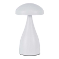 LED stona lampa — prigušiva, punjiva, sa dodirnim upravljanjem, LED/1W/5V 3000-6000K 1800 mAh, bela