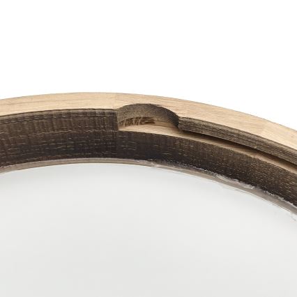 LED stropna svetiljka OAK SMOKY SLIM LED/36W/230V 4000K prečnik 37 cm hrast/tamno braon