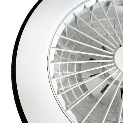 LED prigušiva plafonska lampa sa ventilatorom OPAL LED/48W/230V 3000-6500K + daljinski upravljač