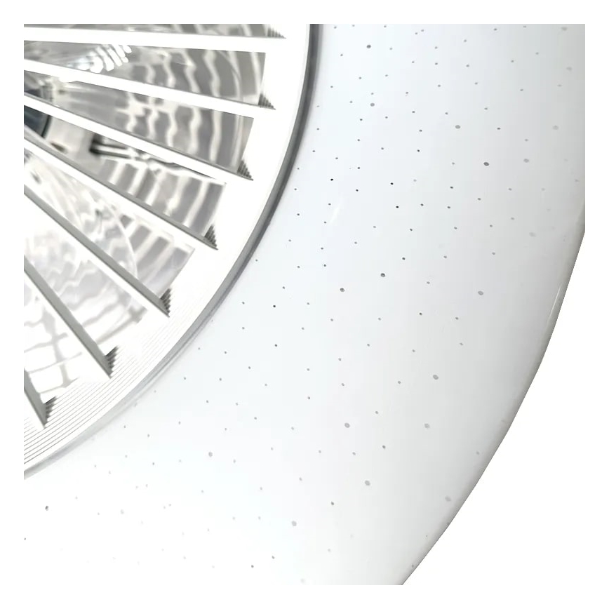 LED Prigušiva stropna svjetiljka s ventilatorom OPAL LED/72W/230V 3000-6500K + daljinski upravljač
