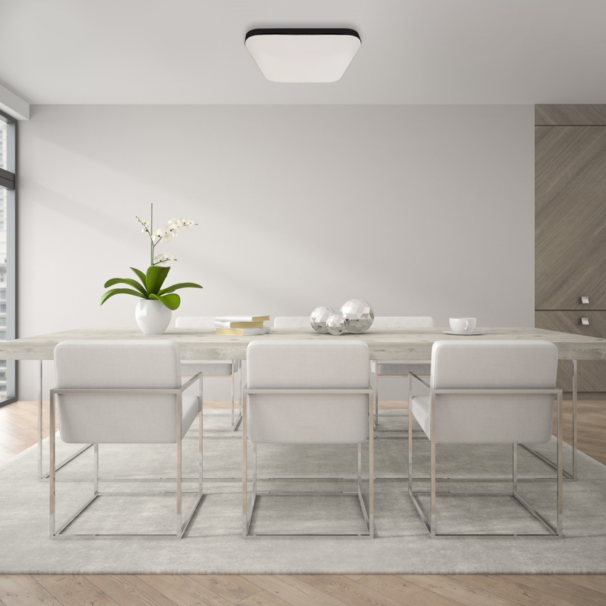 LED Stropna svjetiljka za kupaonicu sa senzorom NEMO LED/16W/230V IP44 crna