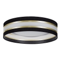 LED stropno svetlo CORAL GOLD 1xLED/24W/230V crna/zlatna