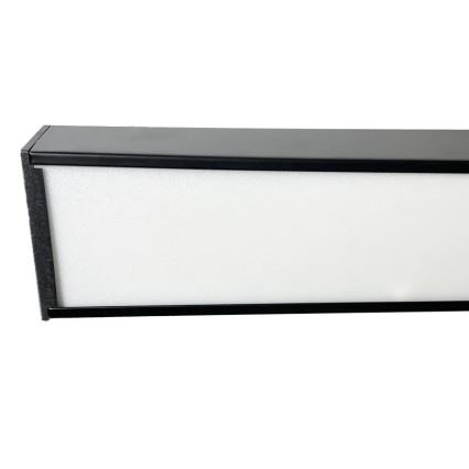 LED stropno svetlo LED/32W/230V 4000K 120x13 cm crno