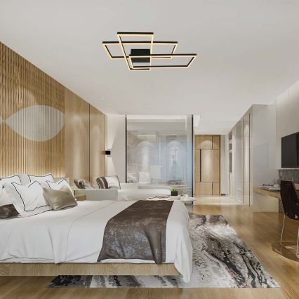 LED Stropno svetlo LED/47W/230V 3000K crno