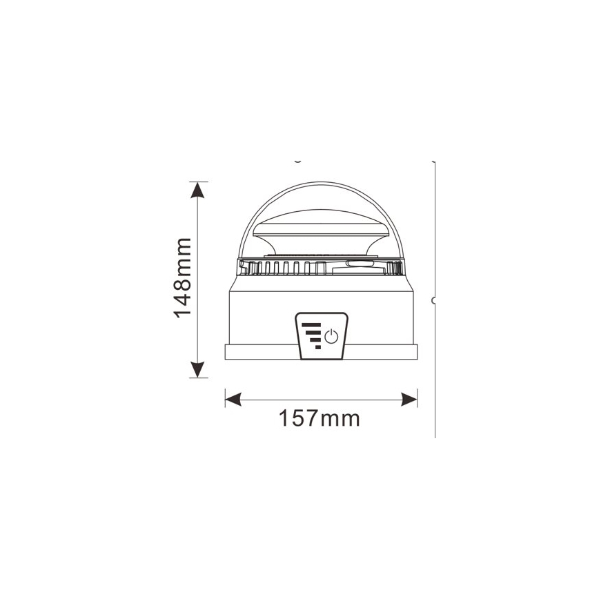 LED Svetlo upozorenja LED/12-24V IP65